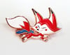 Kitsune Fox Enamel Pin