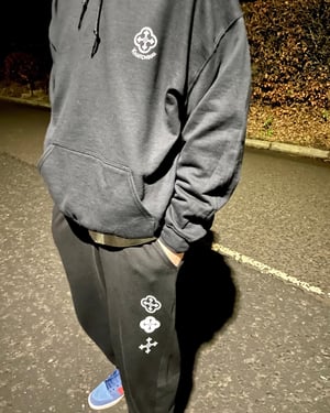 Image of Knatchbull 'Tri logo' Sweatpants - Black