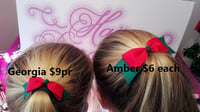 Image 5 of All Schools - Hair Bow tie - Georgia