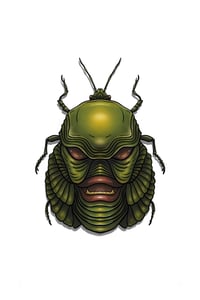 Image 1 of Beetle from the black lagoon (4X6)