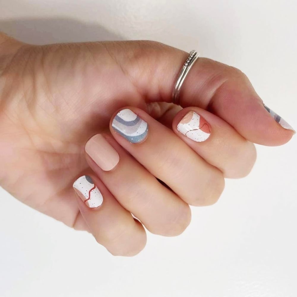 Abstract Art Nail Polish Strip