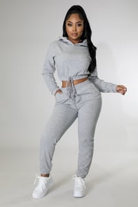 Cozy Grey jogger Set 