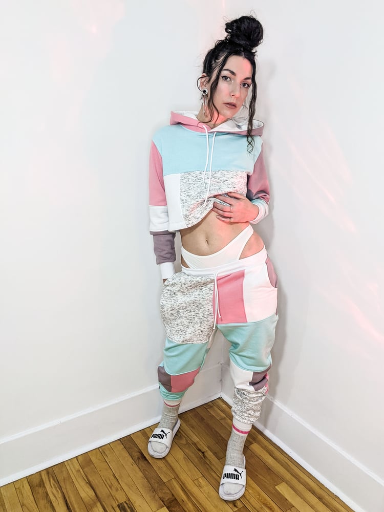 Image of CUSTOM Choose Your Own Fits Patchwork Sweatsuit