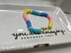 colorful pastel bracelet 