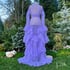 Periwinkle/Lavender "Daphne" Sheer Dressing Gown  Image 2