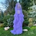 Image of Periwinkle/Lavender "Daphne" Sheer Dressing Gown 