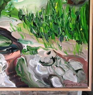Image of Country no.46 - 61x61cm FRAMED