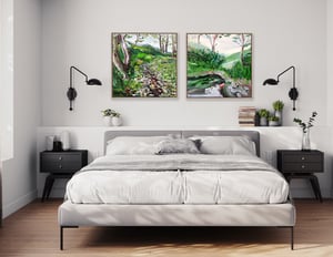 Image of Country no.46 - 61x61cm FRAMED