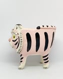 Pink Adore Tiger Pot by Dee Oliva