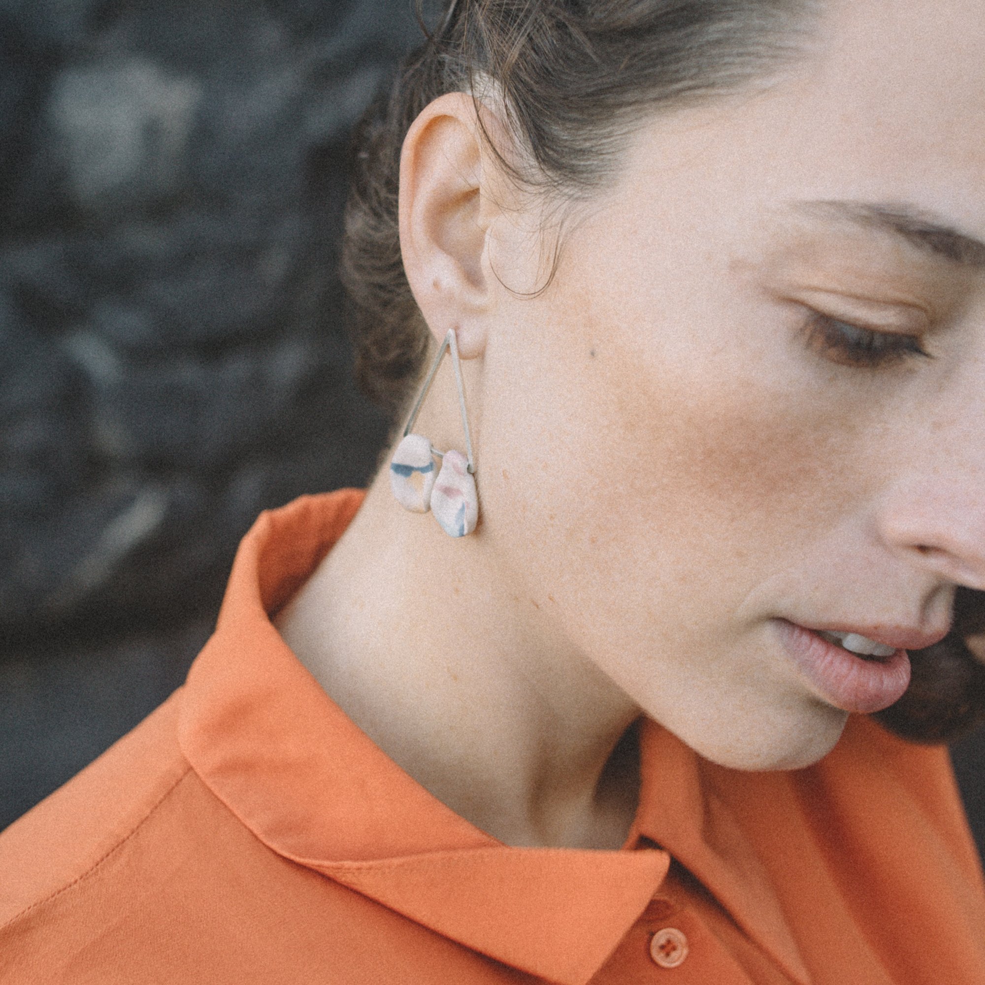 Image of pendientes TRAMONTANA plata
