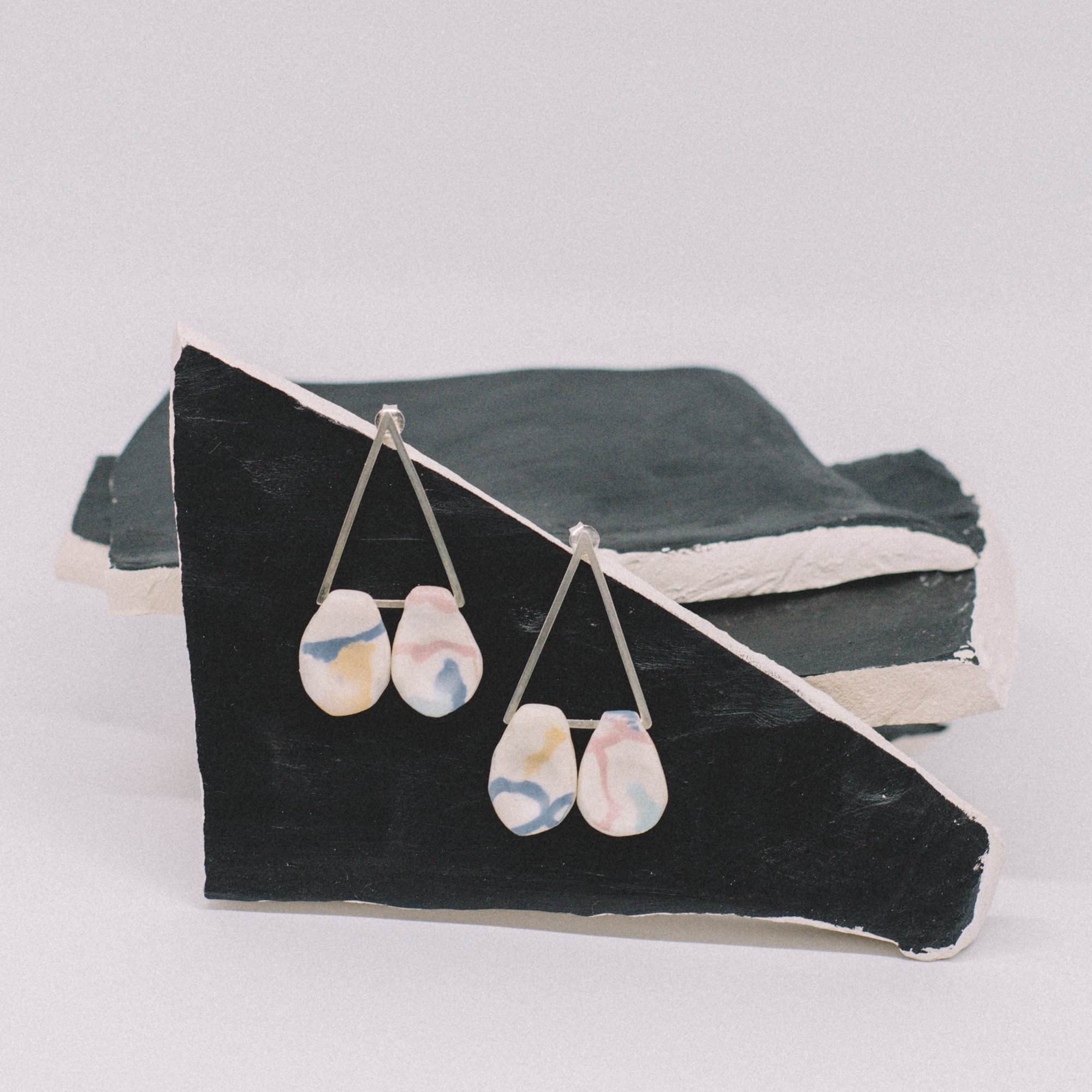 Image of pendientes TRAMONTANA plata