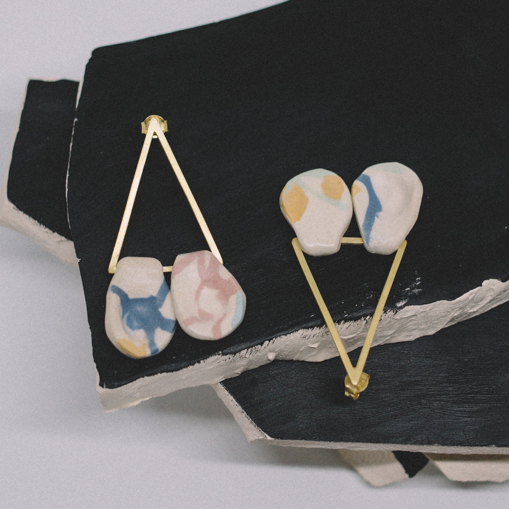 Image of pendientes TRAMONTANA oro
