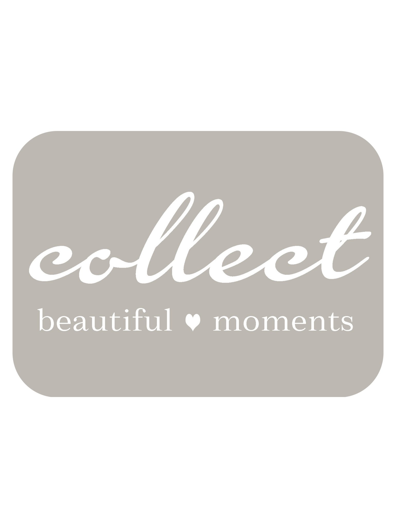 Image of Carte postale "COLLECT BEAUTIFUL MOMENTS"