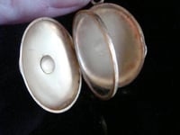 Image 4 of VICTORIAN 15CT YELLOW GOLD LARGE PEARL LOCKET HIDDEN COMPARTMENT 7.4G ORIGINAL GLASS