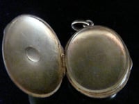 Image 5 of VICTORIAN 15CT YELLOW GOLD LARGE PEARL LOCKET HIDDEN COMPARTMENT 7.4G ORIGINAL GLASS