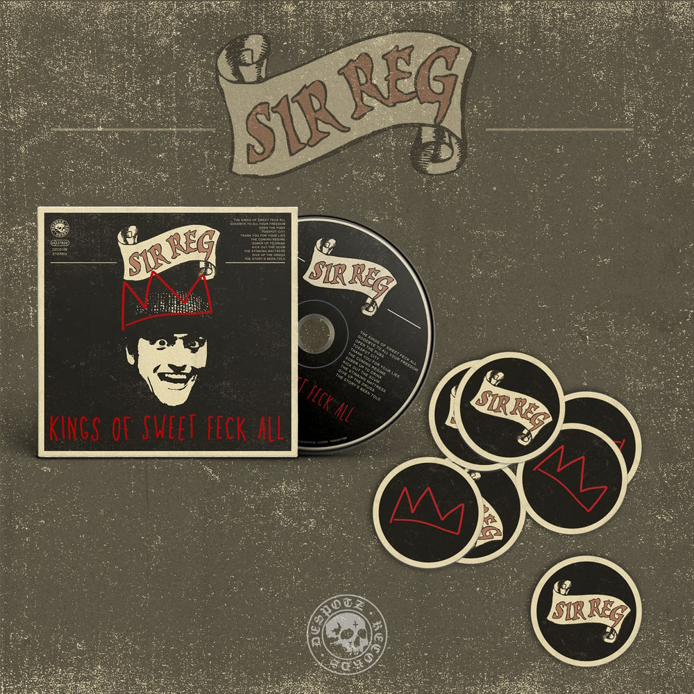 Image of Sir Reg - Kings Of Sweet Feck All (CD & Coasters)