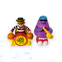 Image 1 of Vintage 1993 Hamburglar & Grimace musicians pack
