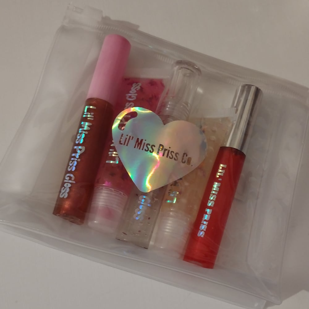 Image of Self Love ❤️ Lipgloss Bundle with FREE pouch