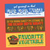 Favorite Vegetable Bumper Sticker Pack