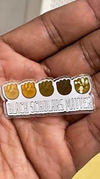 Black Scholars Matter Lapel Pin 