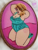 Image 4 of "Buxom Babe" Erotic Embroidery/Multimedia Art 