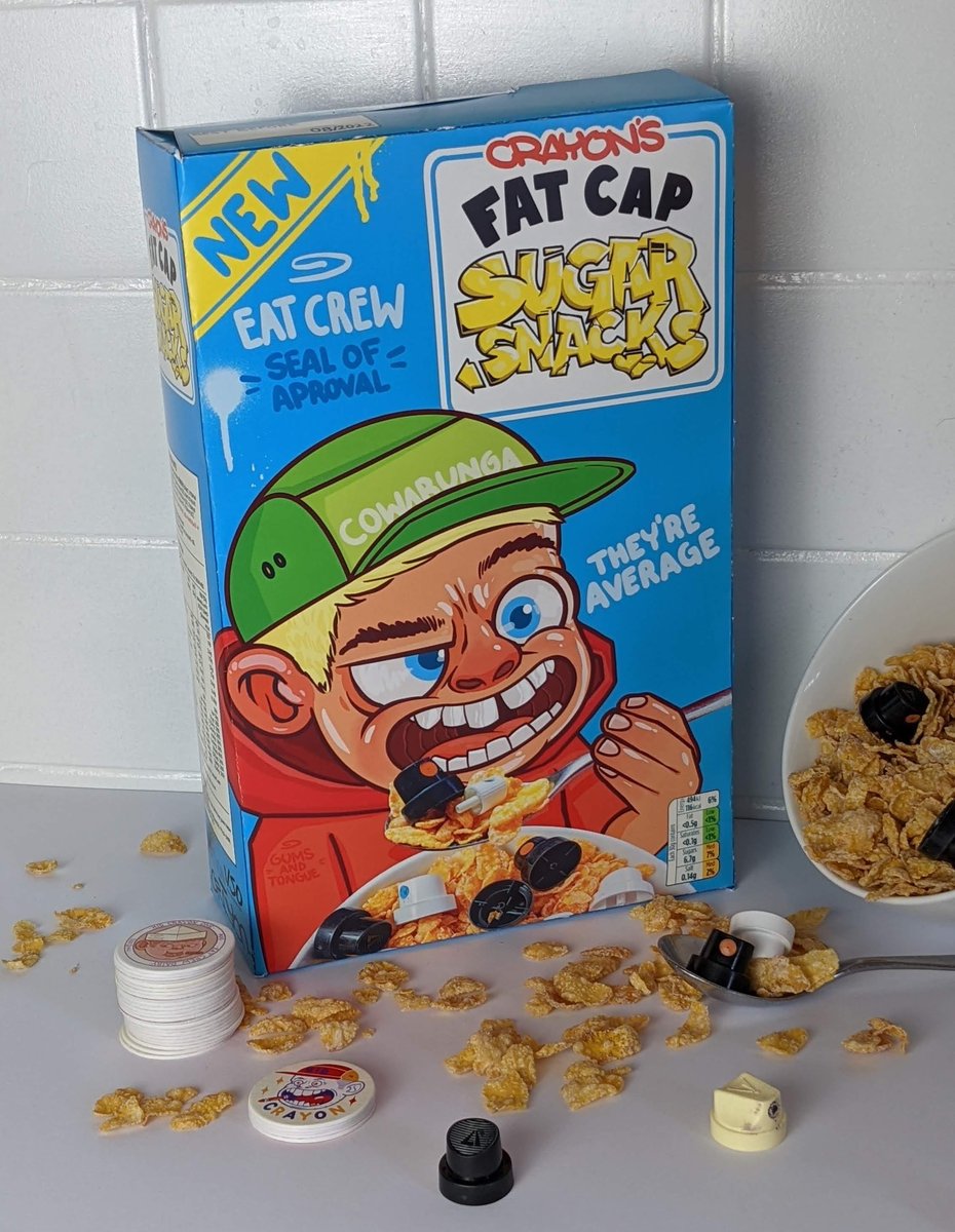 Crayons Fat Caps cereal kid crayon