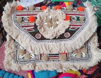 Image 1 of Various colours Bohemian Bags cross body or shoulder bag or wear as a clutch bag
