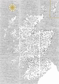 Image 1 of PRINT: Map of Scotland