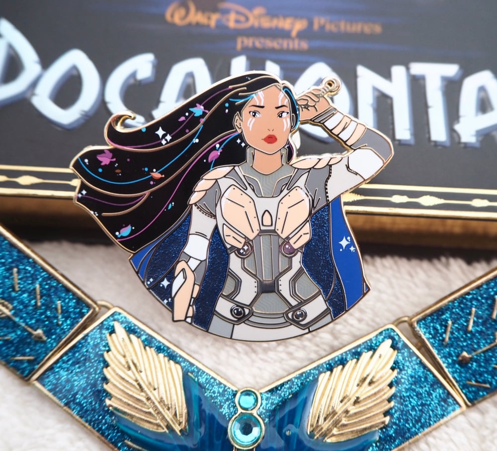 Image of Poca as Valkyrie Pin 