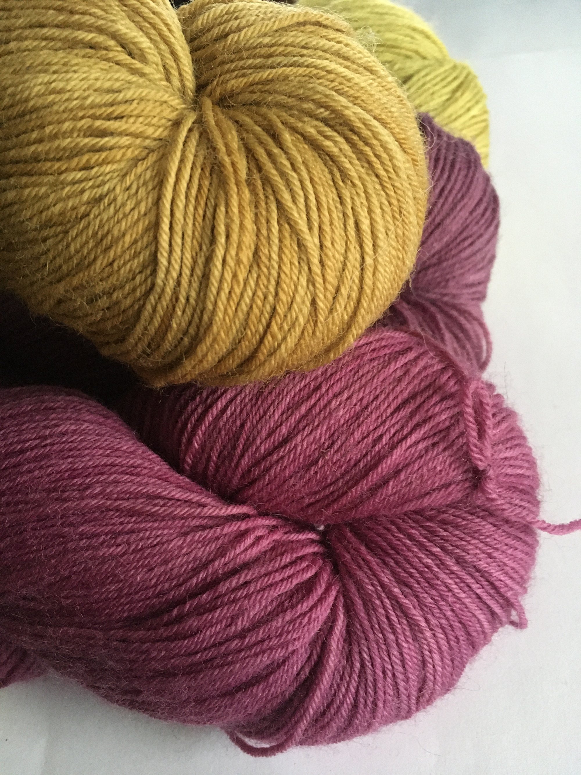 Bluefaced leicester, sock yarn trava & wool