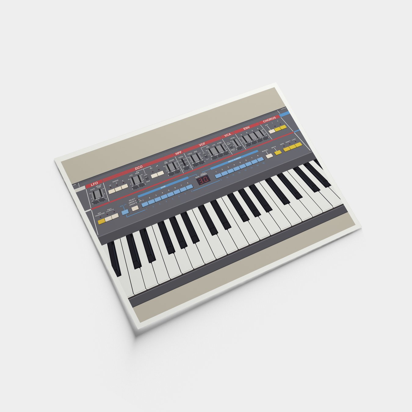 Image of Synth Keys Print
