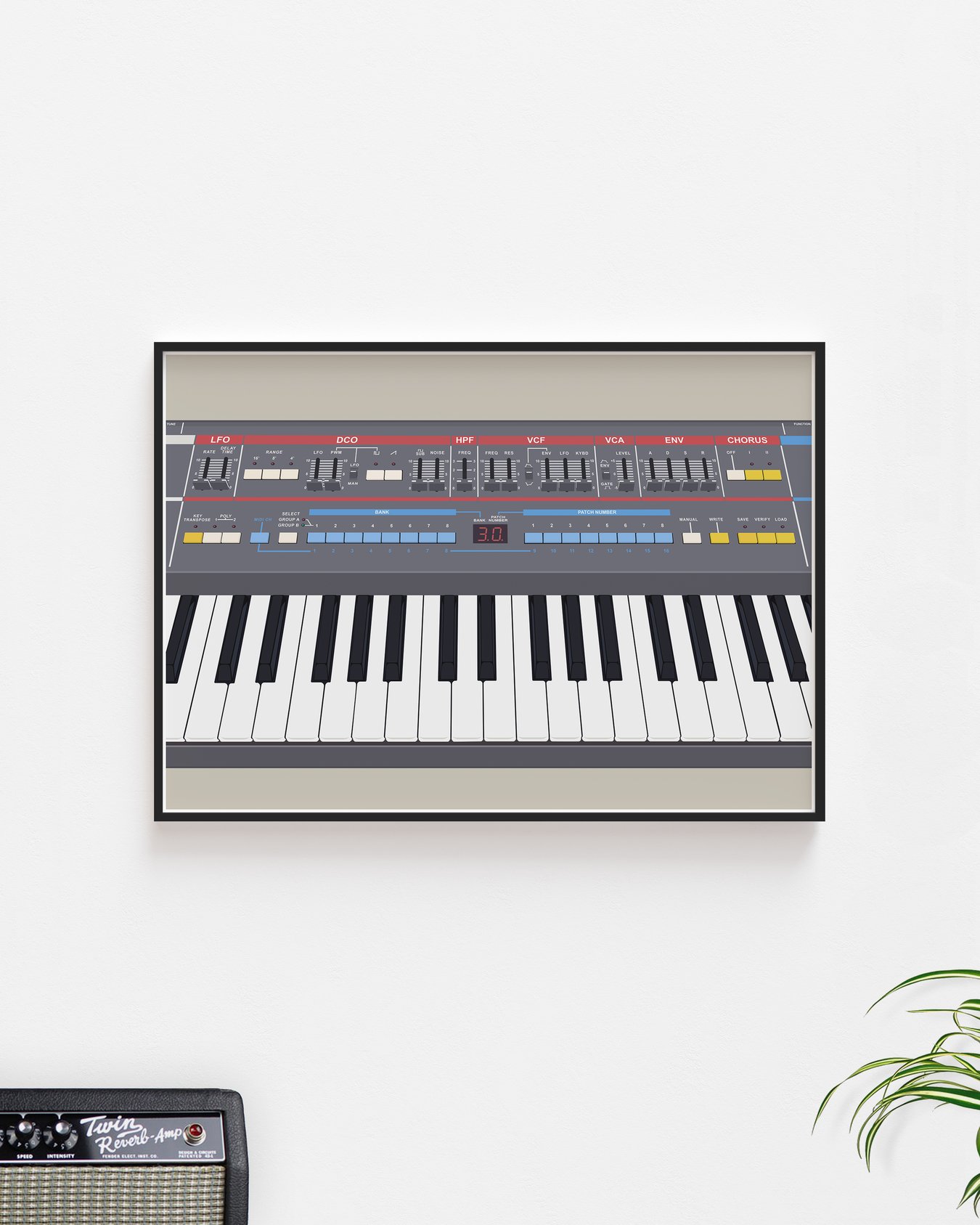 Image of Synth Keys Print