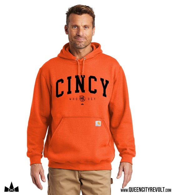 Image of Carhartt Midweight Cincy Hoodie, Orange