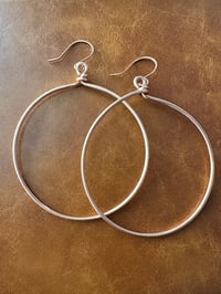Image 1 of Extra Large Hoop (Copper) Earrings