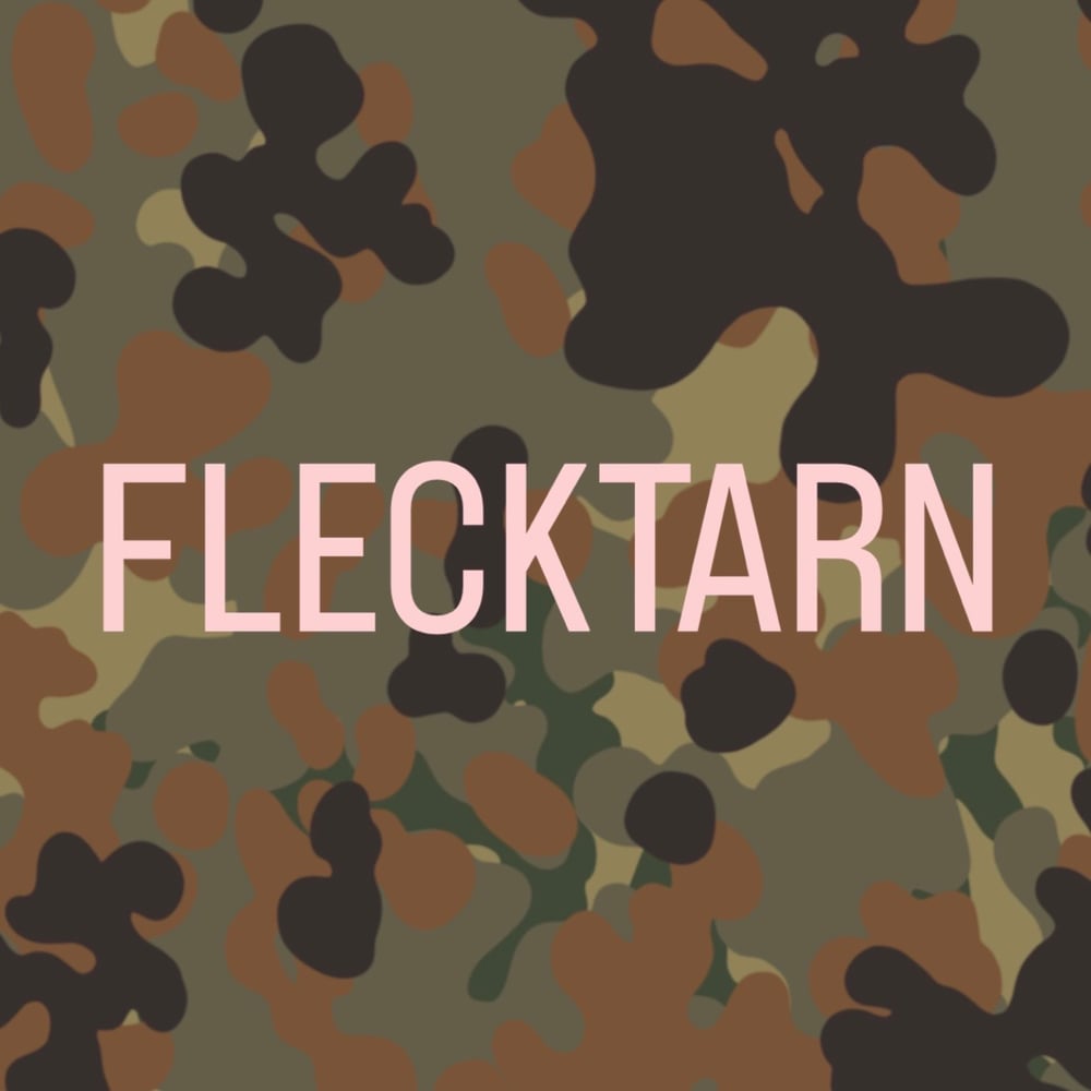 Image of flecktarn rattlecan stencil • 5.5” x 11.5” four layer vinyl