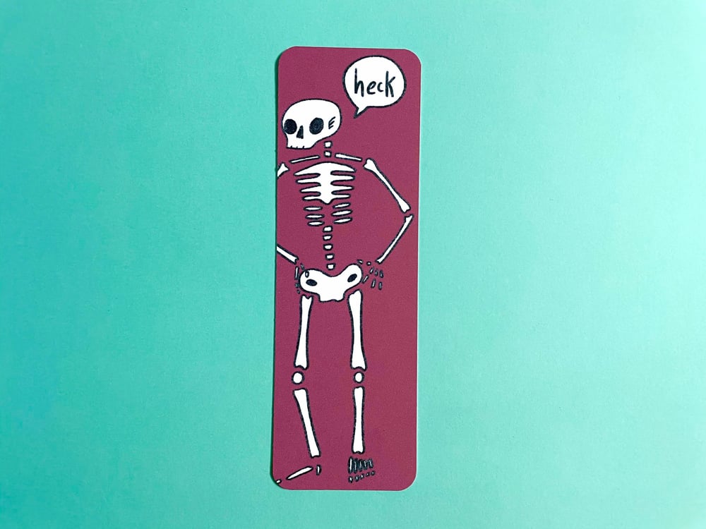 Image of Skeleton bookmark