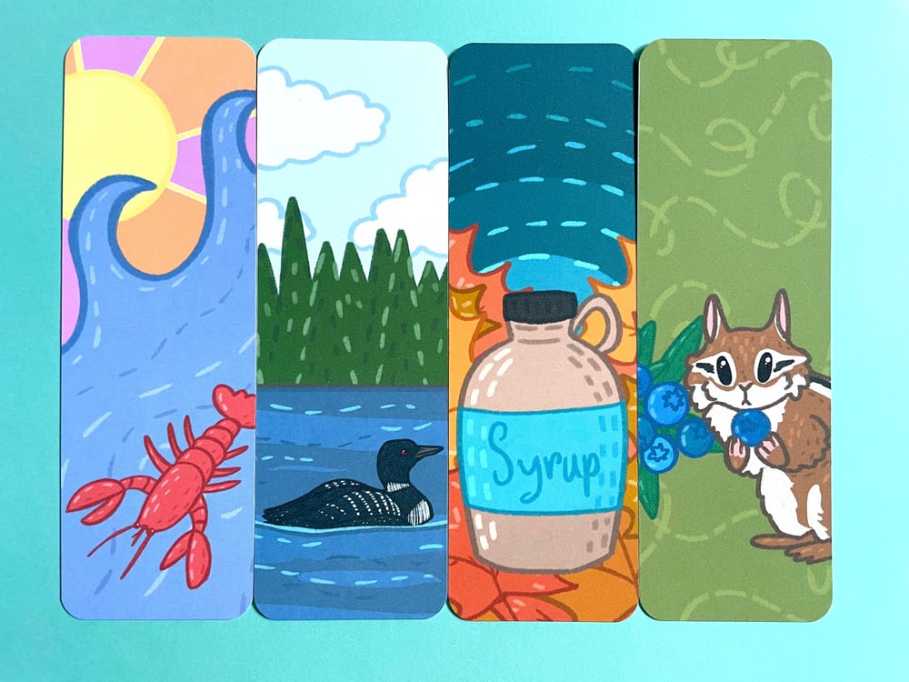 Image of New England Wildlife bookmarks