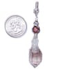 Smoky Double Terminated Scepter Quartz Crystal Pendant