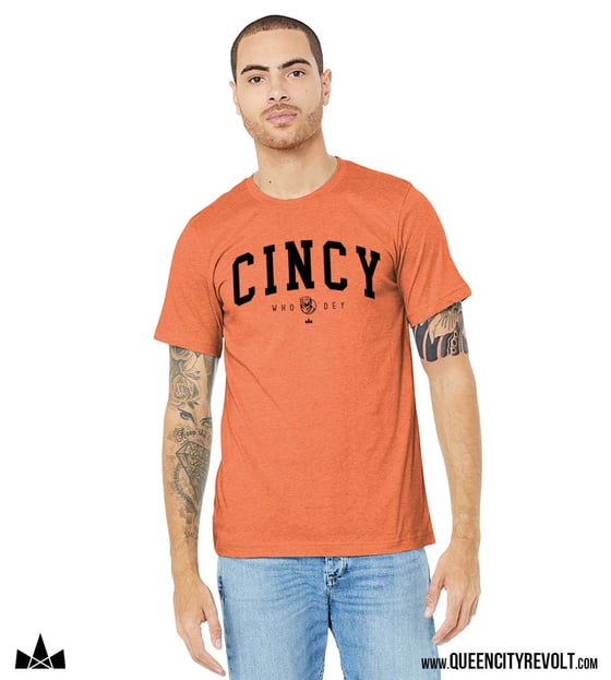 Image of Cincy Football Tee, Orange