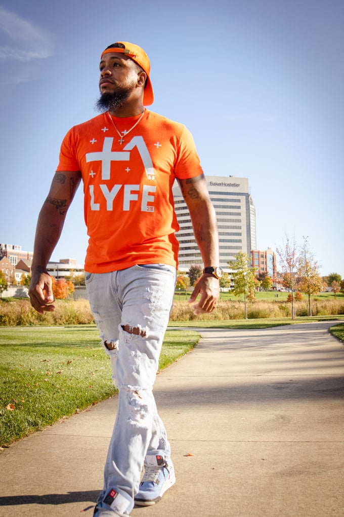Image of Add Lyfe 2it Classic Orange T-Shirt