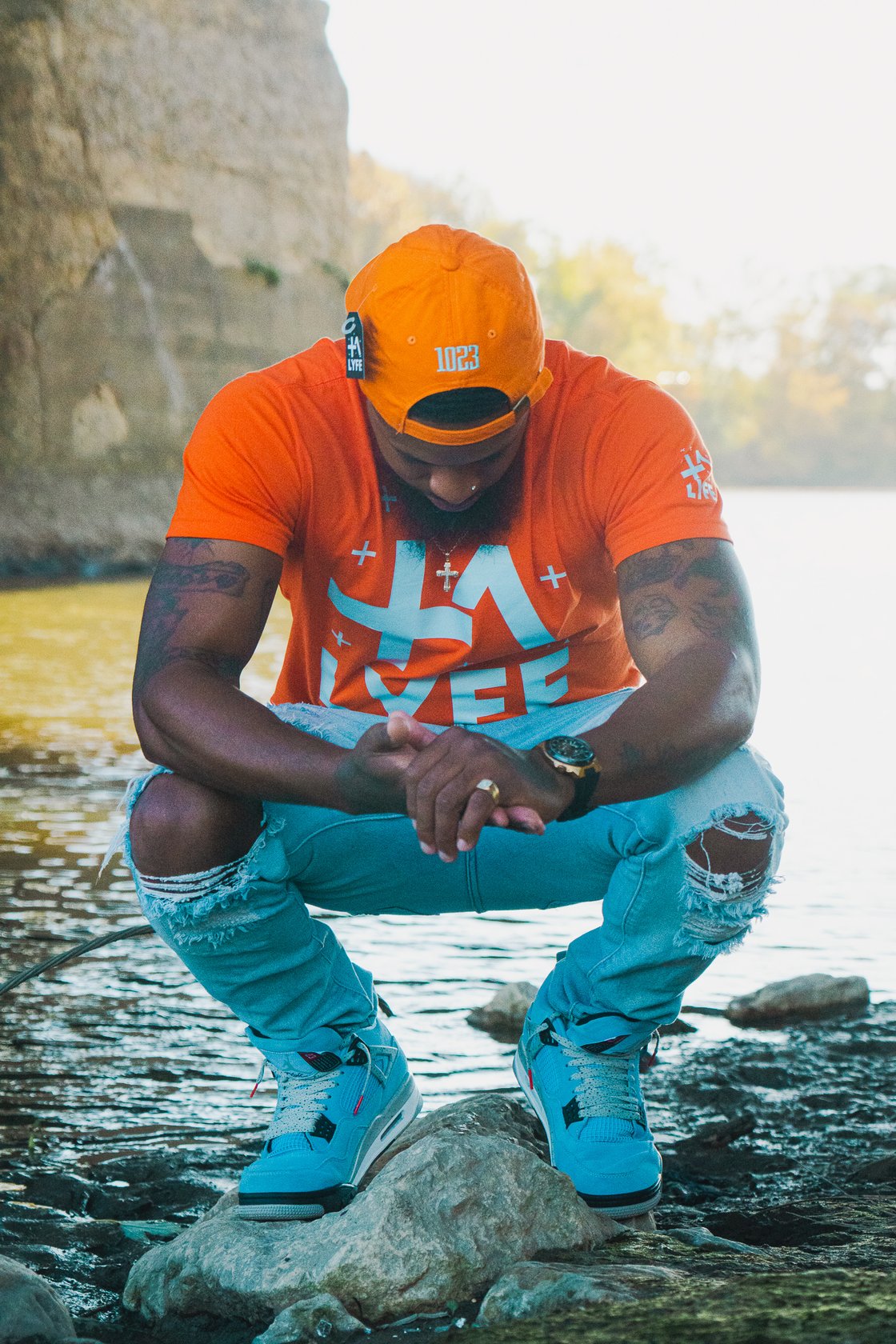 Image of Add Lyfe 2it Classic Orange T-Shirt