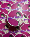 Thought You’d Be Bigger Waterproof Vinyl Sticker