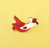 Pokemon Sleepy Latias Wooden Pin