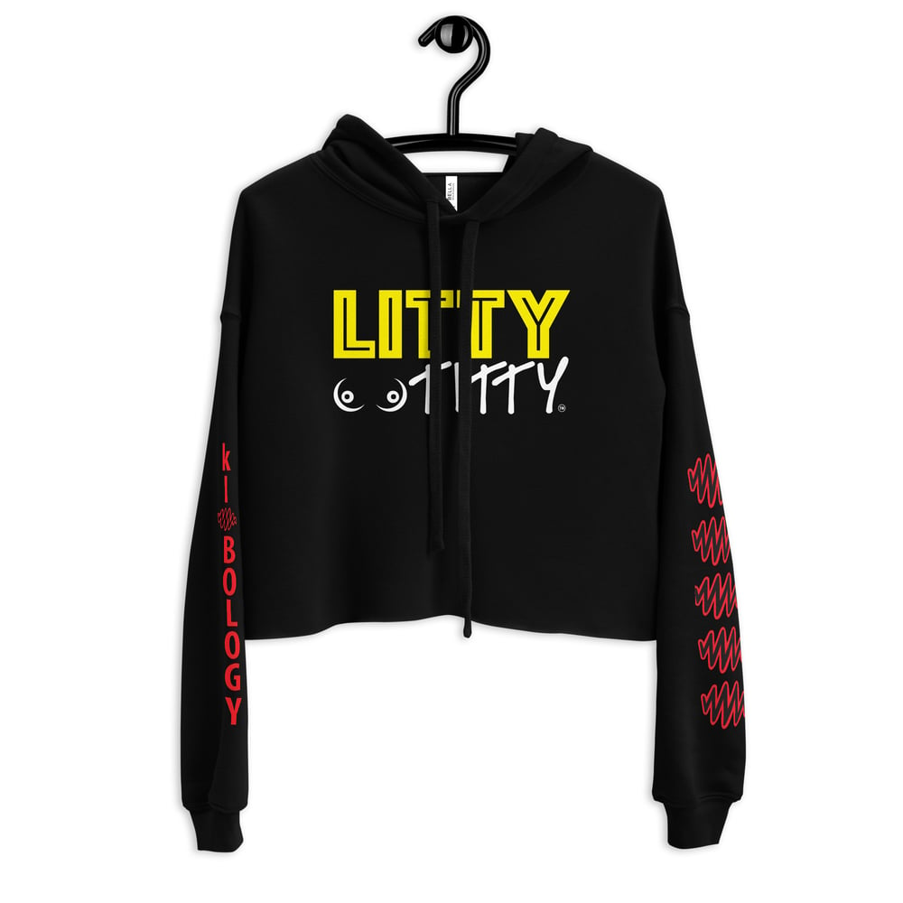 LITTY TITTY Crop Hoodie