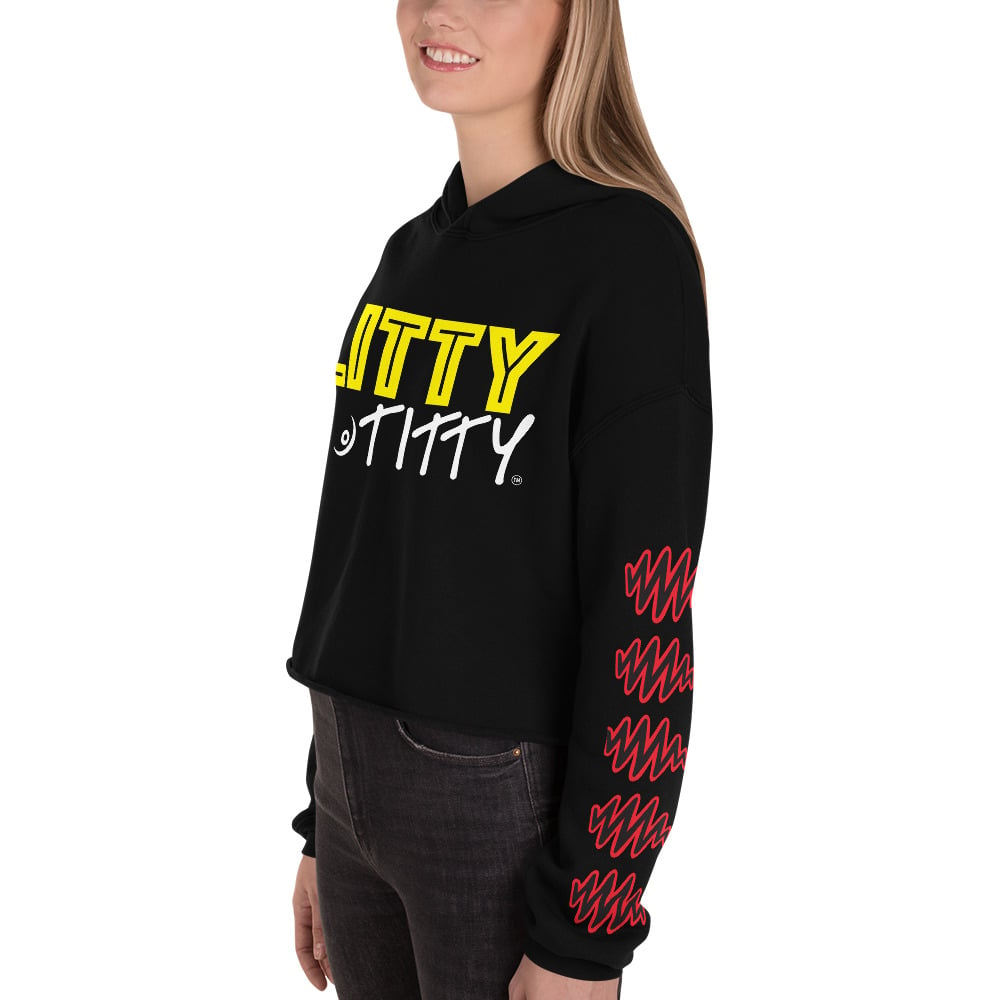 LITTY TITTY Crop Hoodie