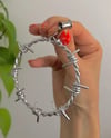 CUSTOM STRETCHER BARBED WIRE HOOPS