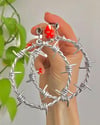 CUSTOM STRETCHER BARBED WIRE HOOPS