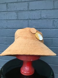 Image 2 of KylieJane sun hat -mustard cord