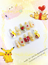 Pikachu & Ketchup (Pokemon) | Artist Choice Nails 
