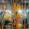 Lily Greenwood Giclée Print - Silver Birches - 12"x 12" (Open Edition)